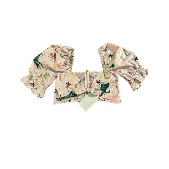 Hill House Home The Isabella Top in Sea Creatures Size M - Picture 4 of 8